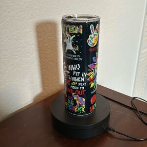 Autism Awareness “Accept Understand Love” 20 oz
Straight Skinny Tumbler